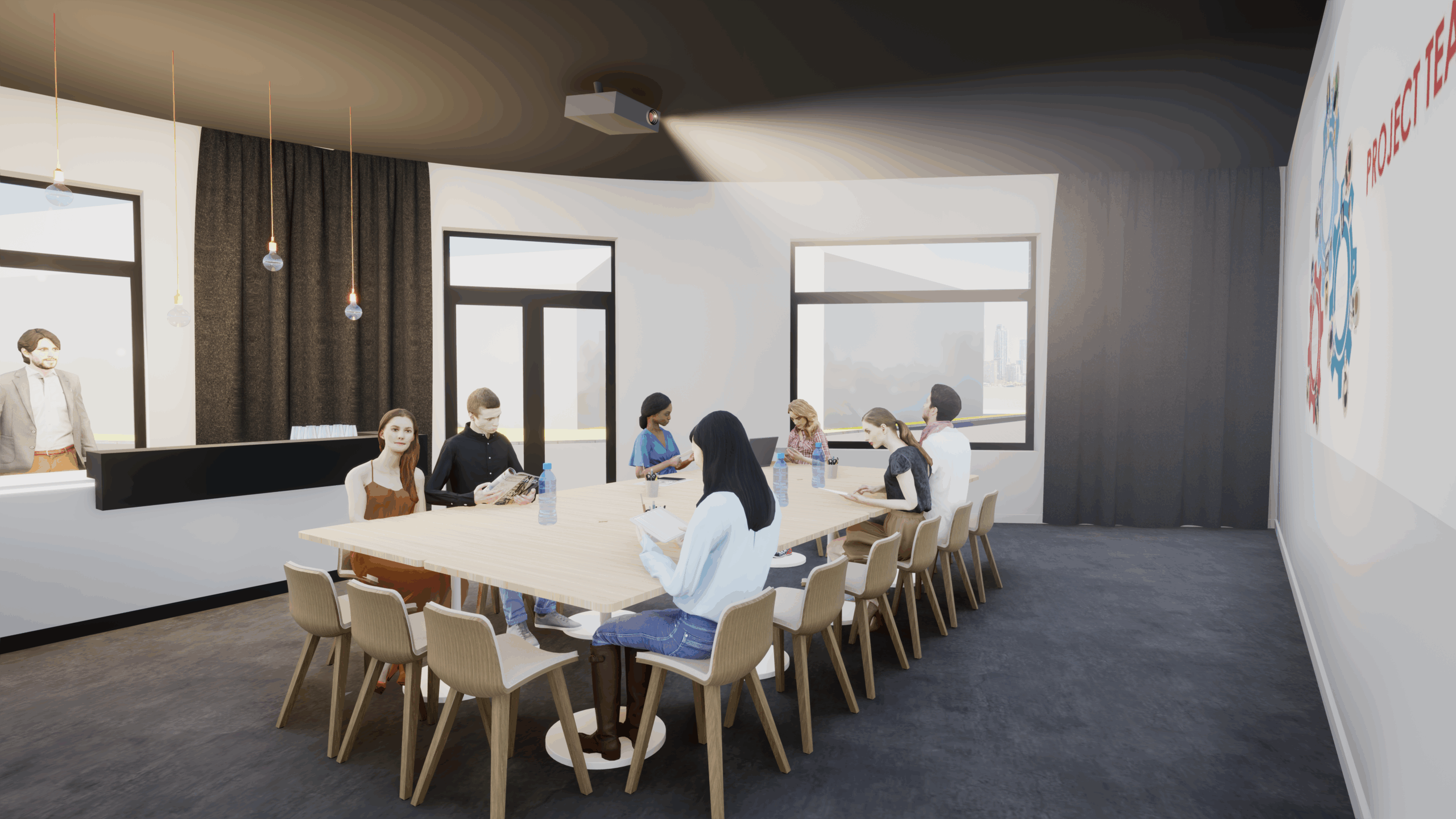 Intérieur - Salle PopUp 1 - Réunion